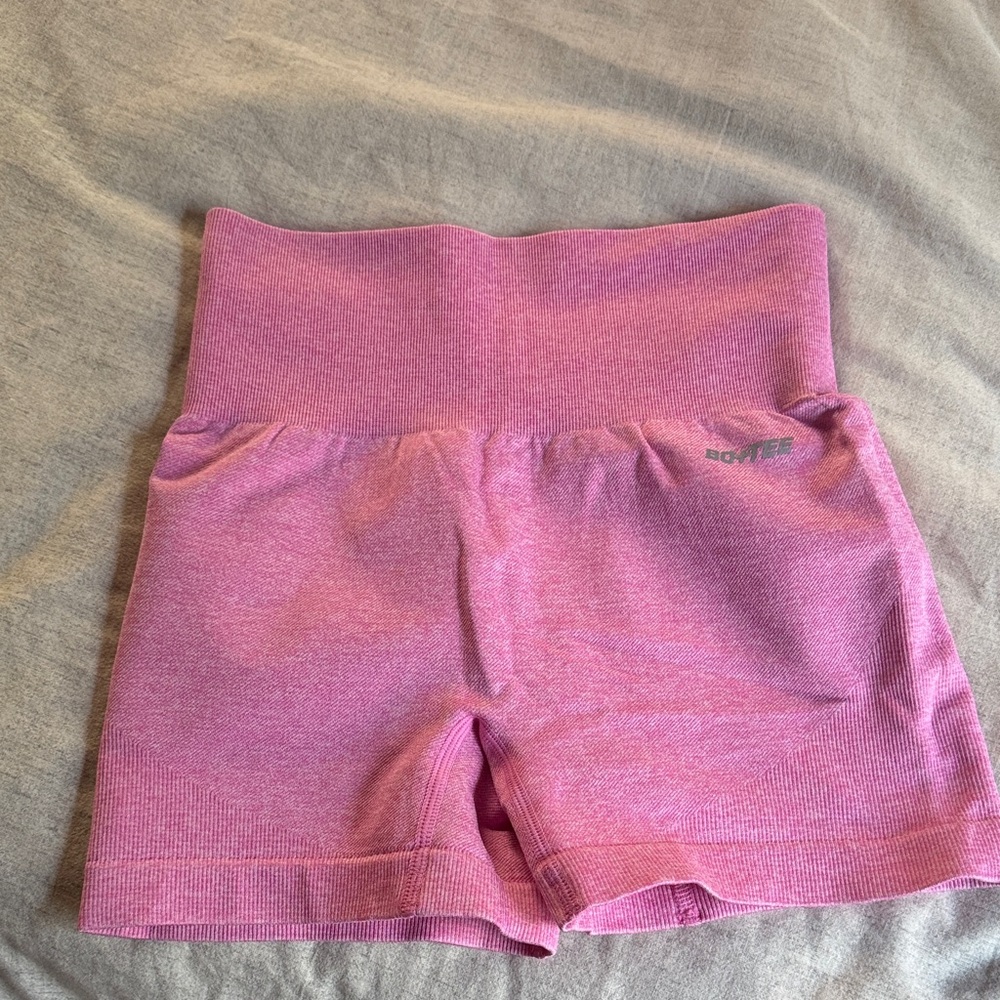 Soffe Women's High-Waisted Pink Shorts